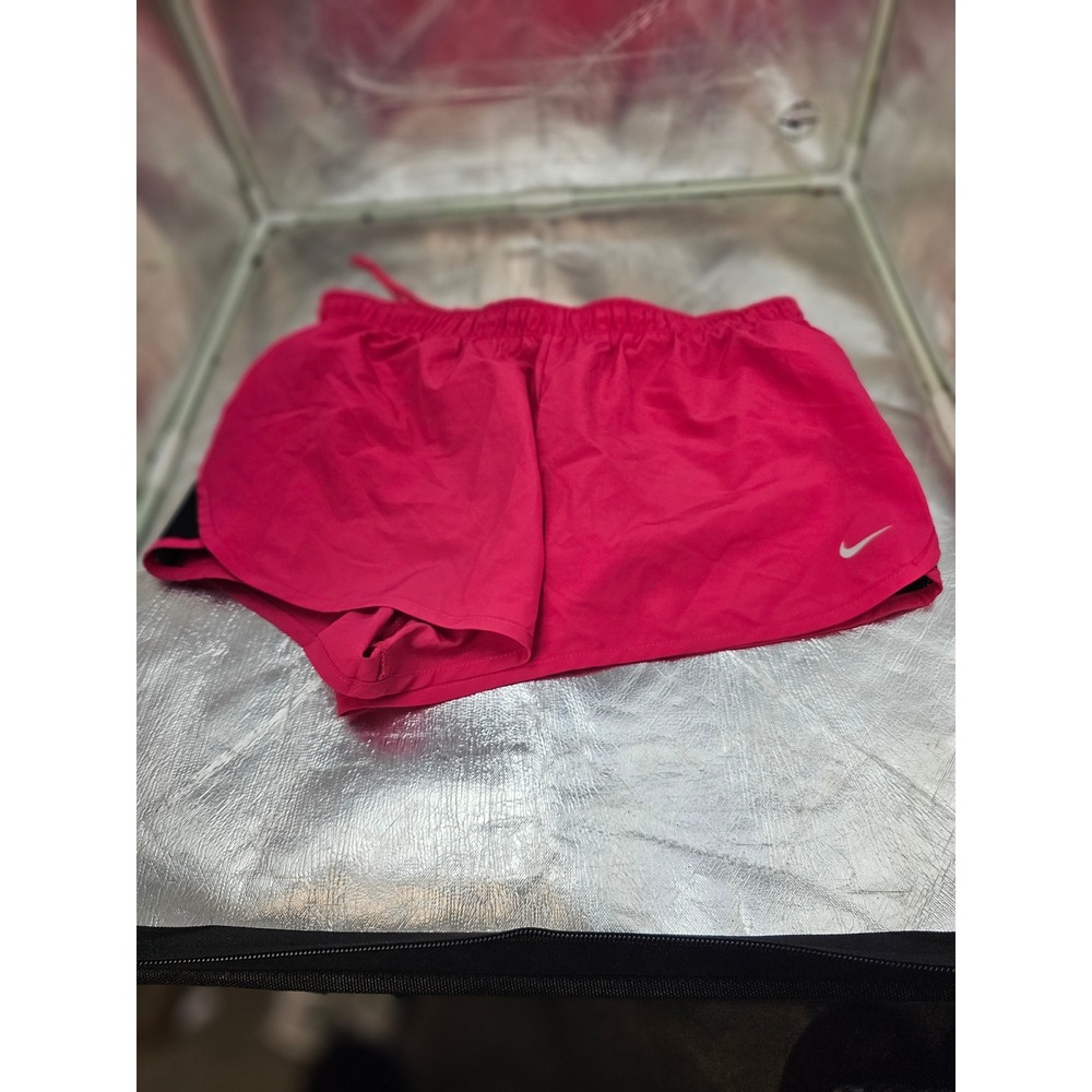 Nike Dri-FIT Mens Running Shorts Pink Black Athletic Gym Workout Size Medium